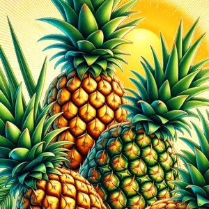 Une multitude d'Ananas