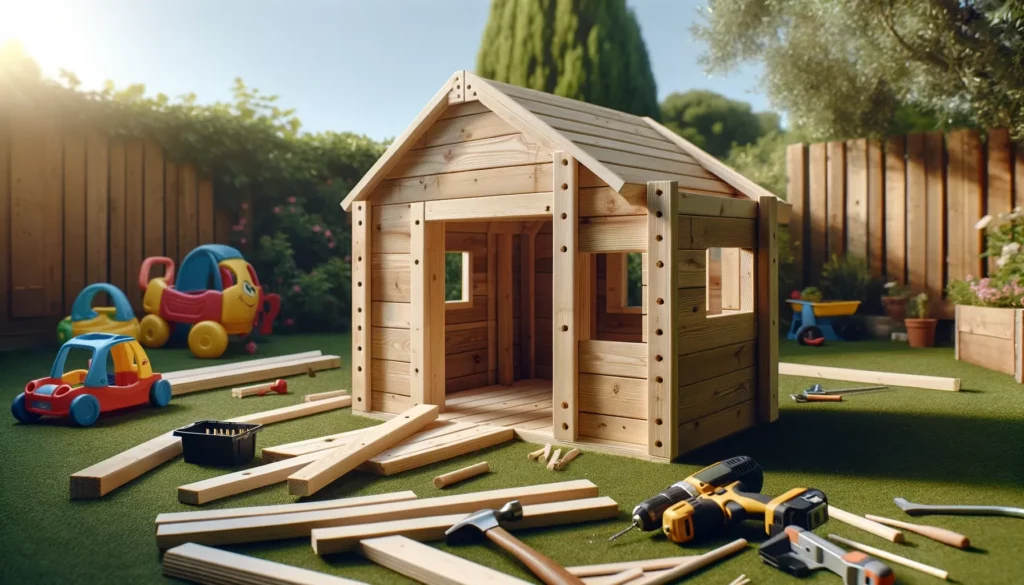 Construire une cabane en bois pour votre enfant