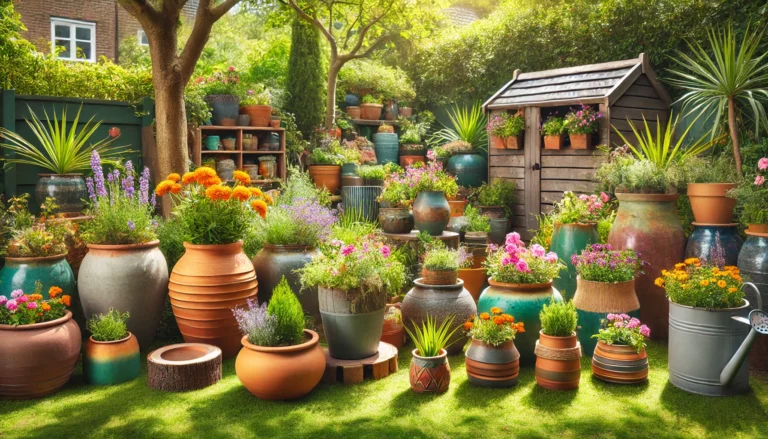 Décorer son jardin avec des pots