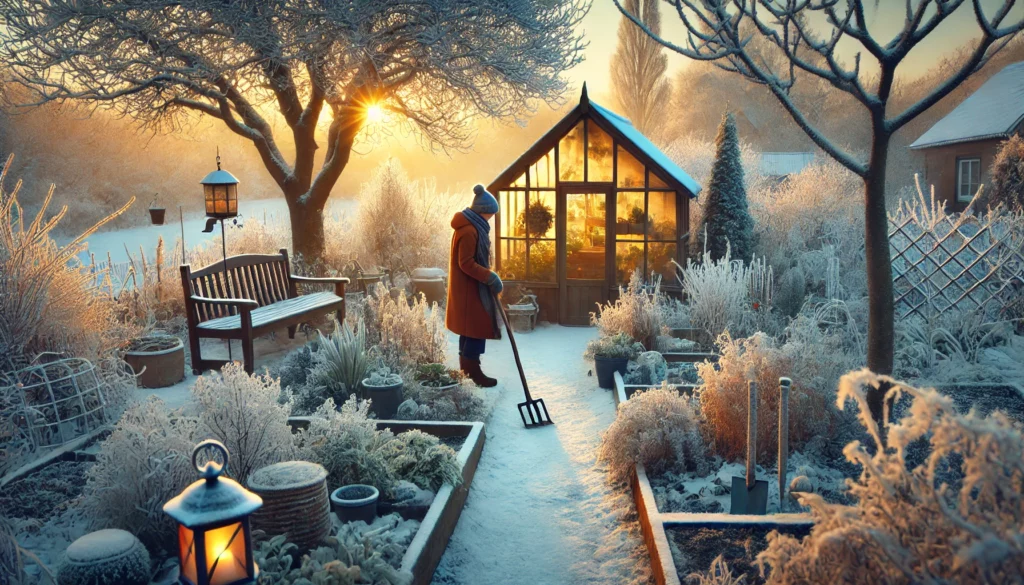 Entretenir son jardin en hiver