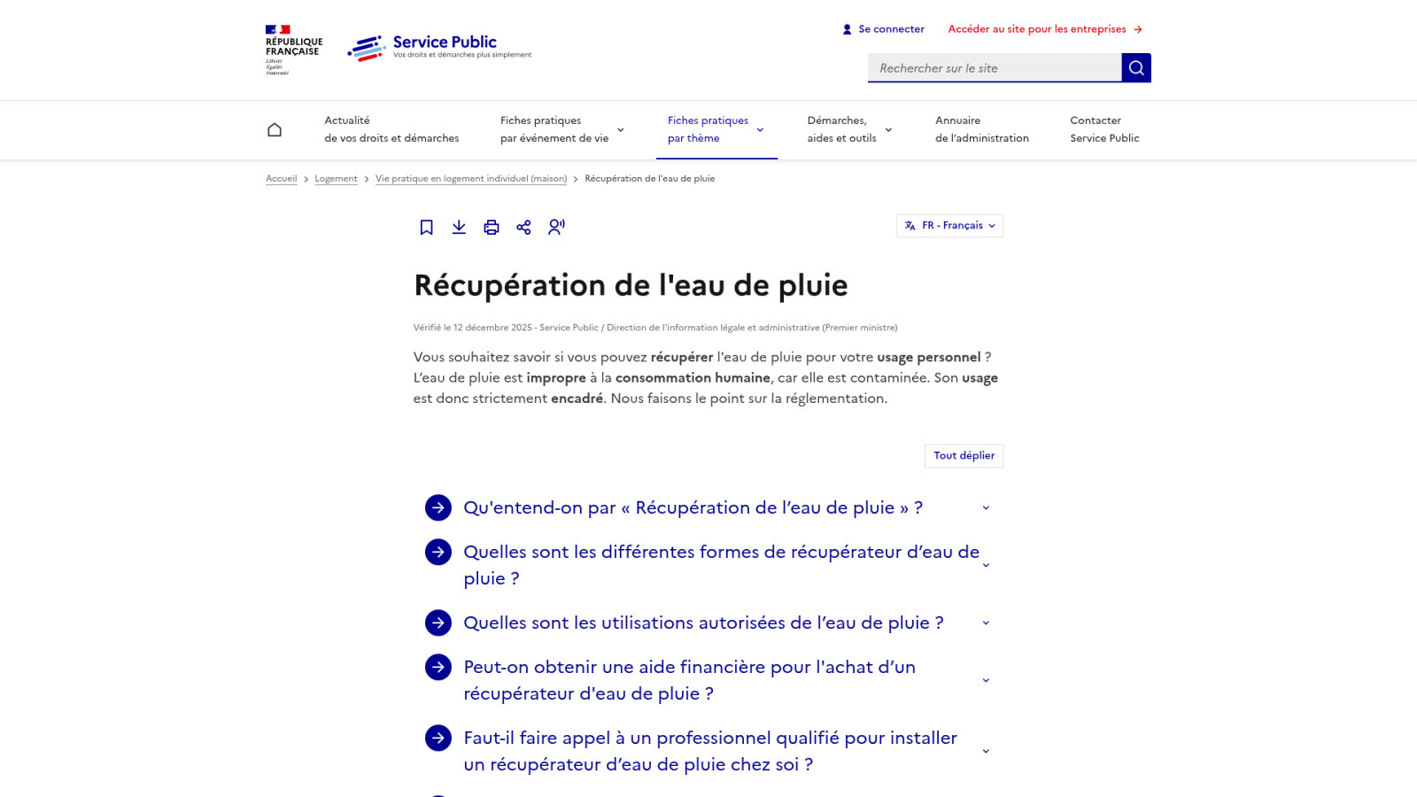 Maintenance et cadre légal pour rester en règle